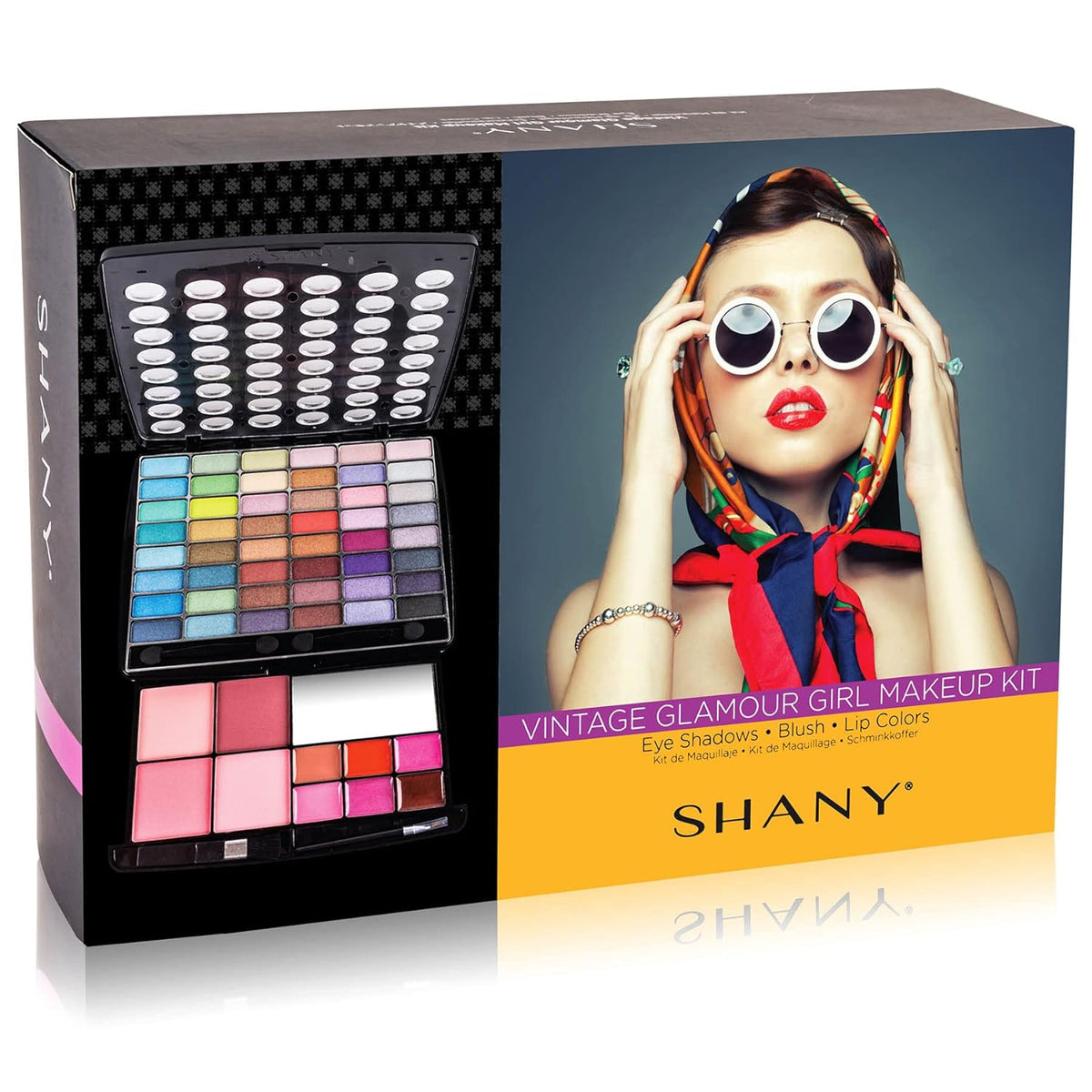 Glamour Girl Makeup Kit Eyeshadow Beauty Palette with Eye Shadows, Blushes, Lipstick Lip-Gloss, Make up Mirror, Cosmetics Applicators, Premium Gift Packaging - Glamour