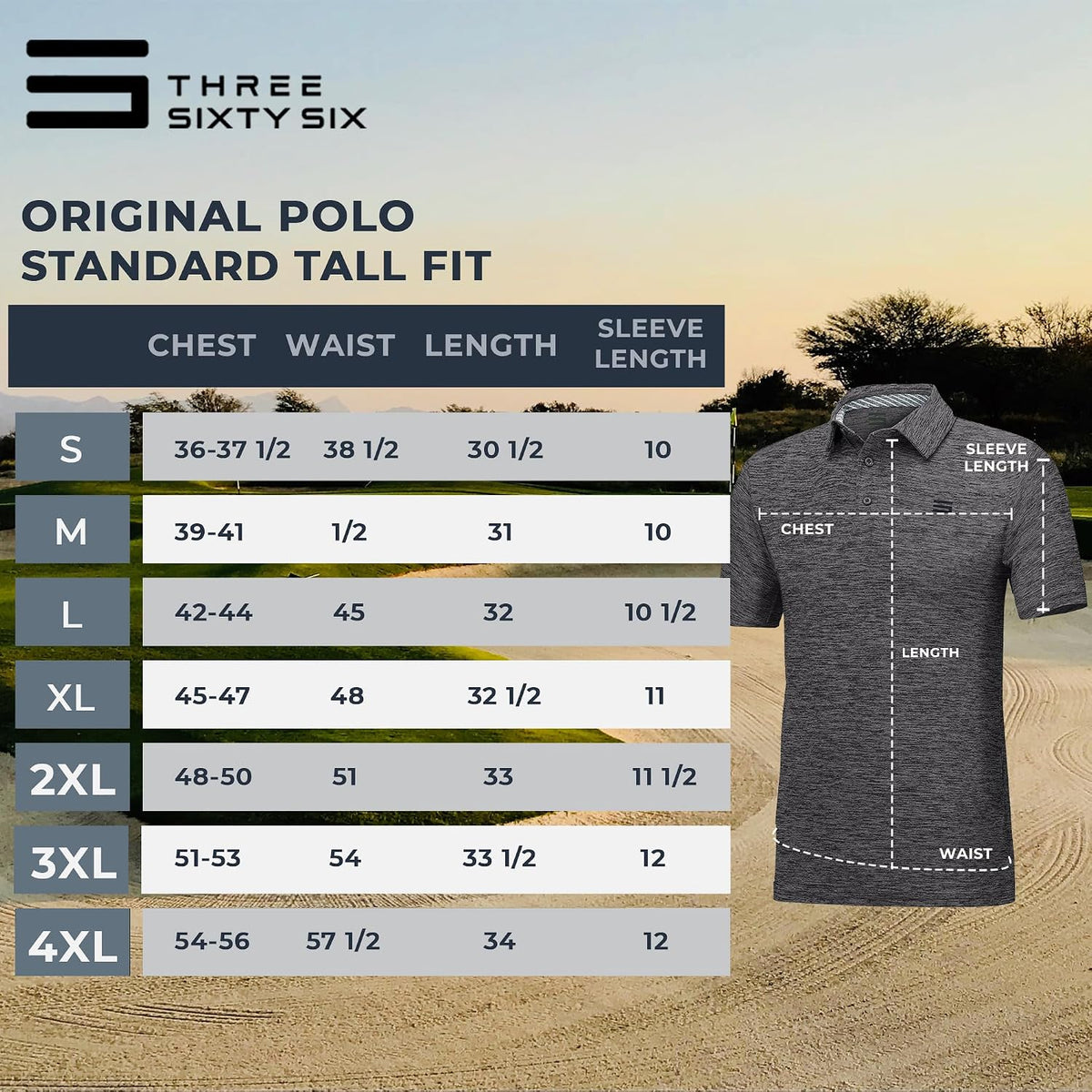 Golf Shirts for Men - Dry Fit Short-Sleeve Polo, Athletic Casual Collared T-Shirt